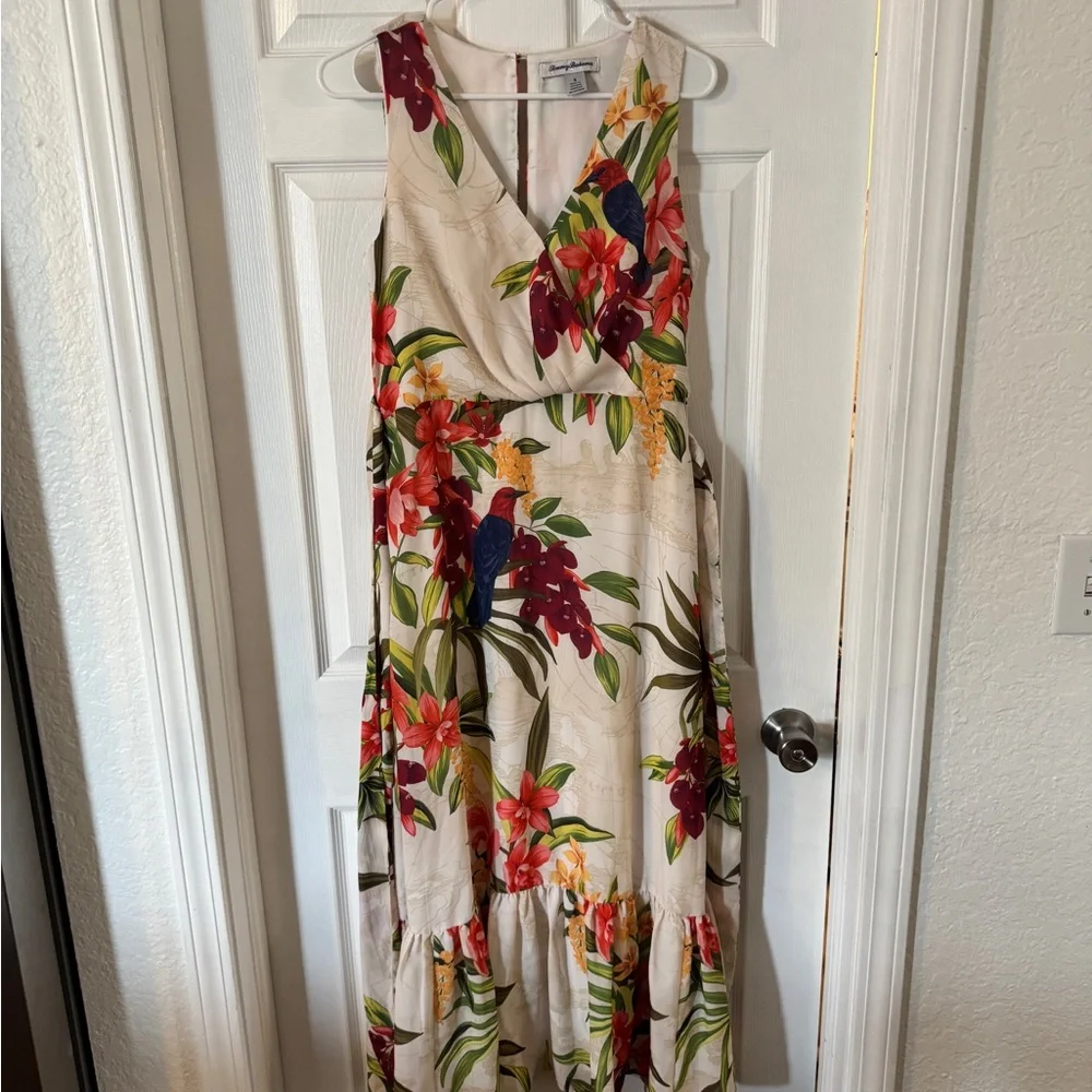 Tommy Bahama Multicolor Tropical Maxi Dress - Picture 5 of 11